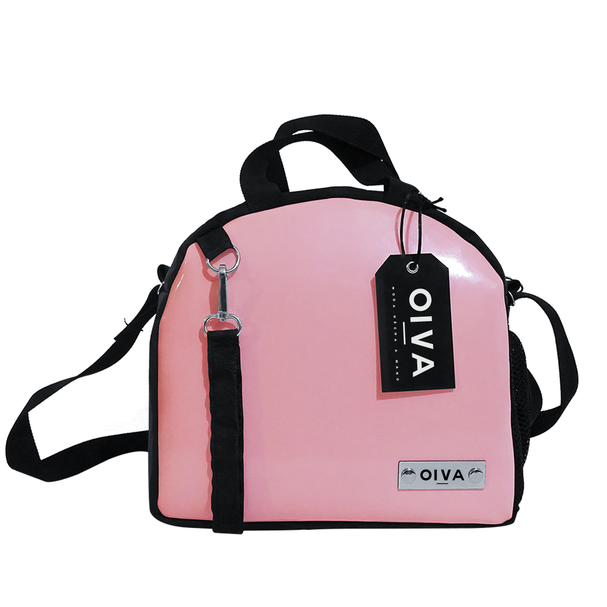 Cartera Falun Rosa Charol